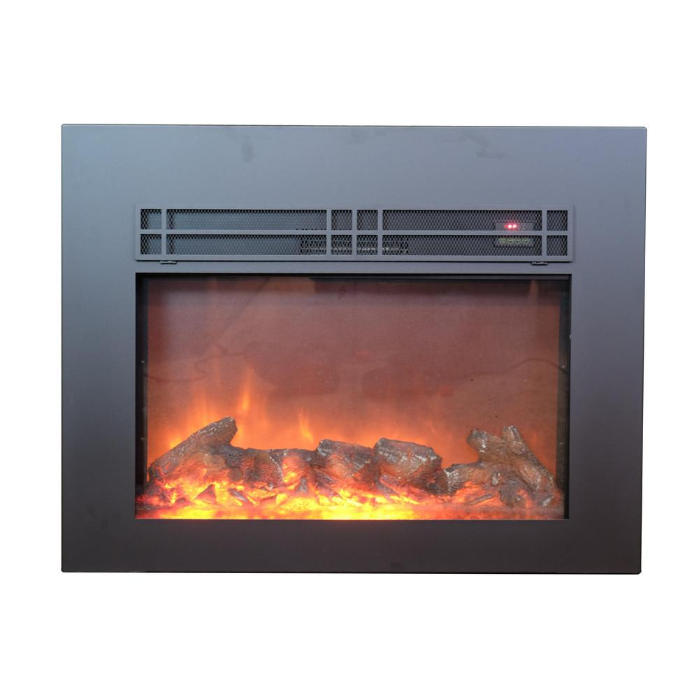 Decor Flame Electric Fireplace Manual
 Y Decor True Flame 24 in Electric Fireplace Insert in
