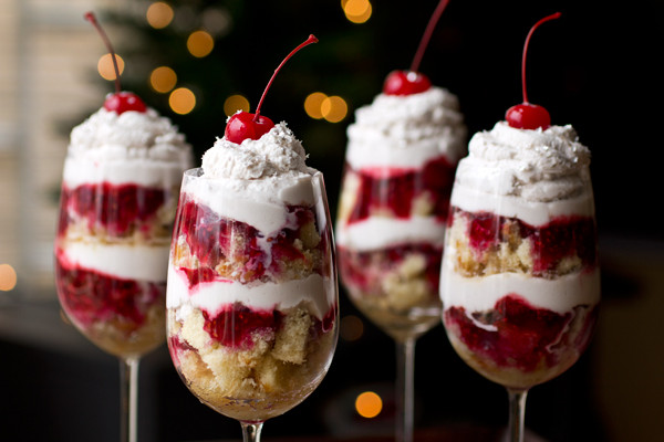 Desserts For New Years
 New Year s Eve Parfaits with Raspberries and Chambord