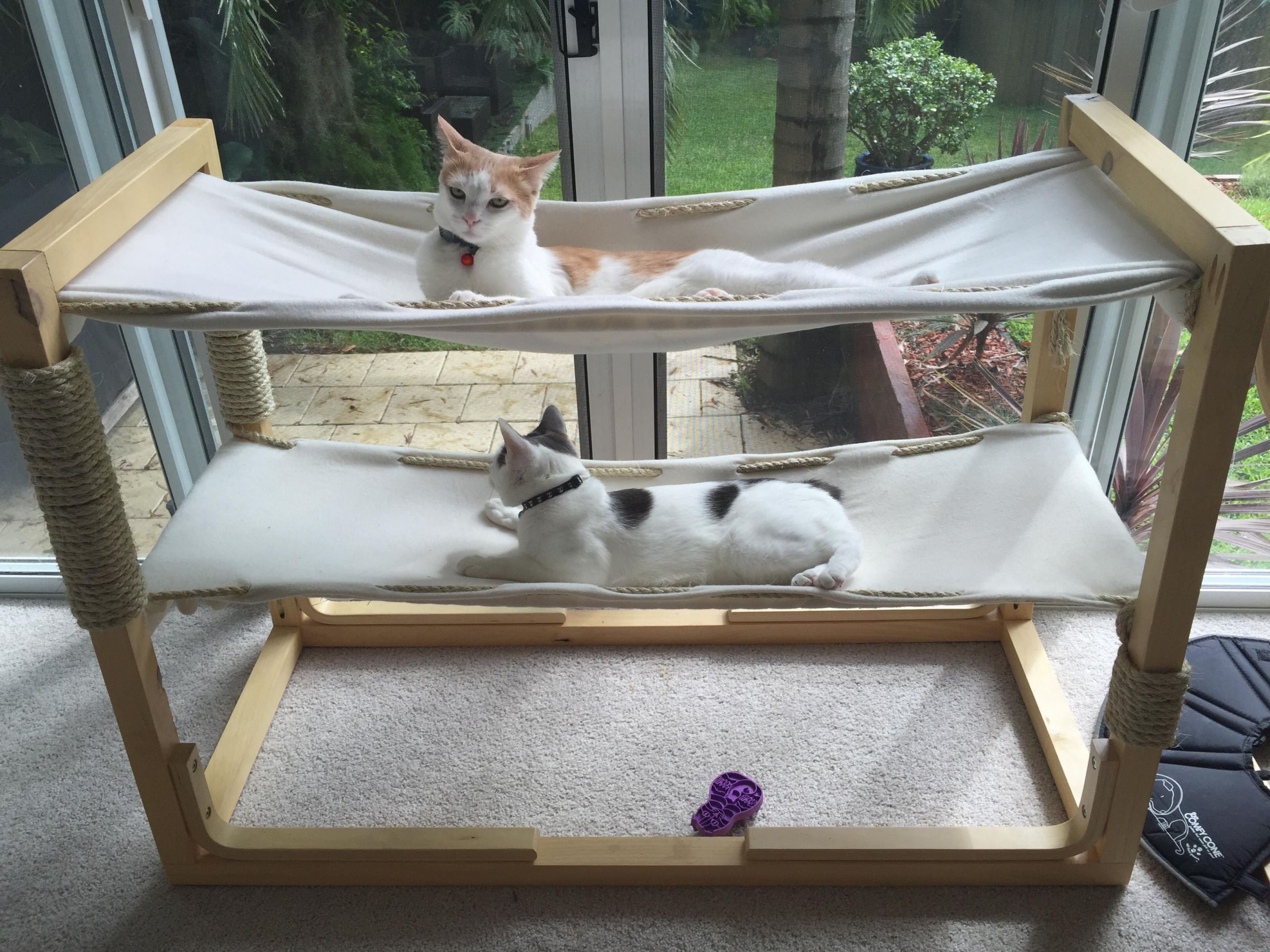 DIY Dog Hammock Bed
 Build Bunk Bed Hammocks for Your Cats