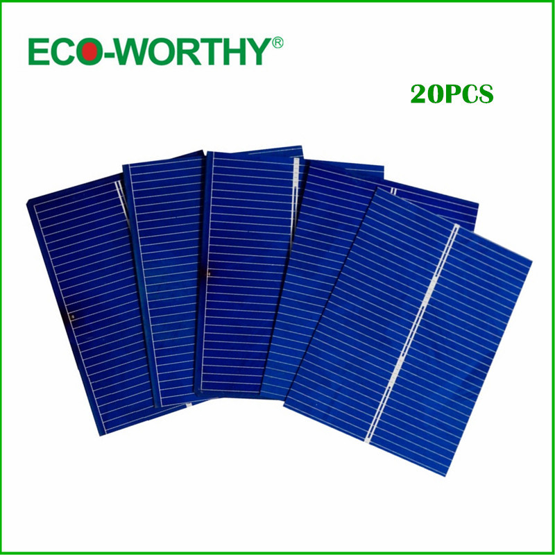 DIY Solar Panels Kits Home Use
 20pcs 52x39 Solar voltaic Cells Kits DIY Solar Panel