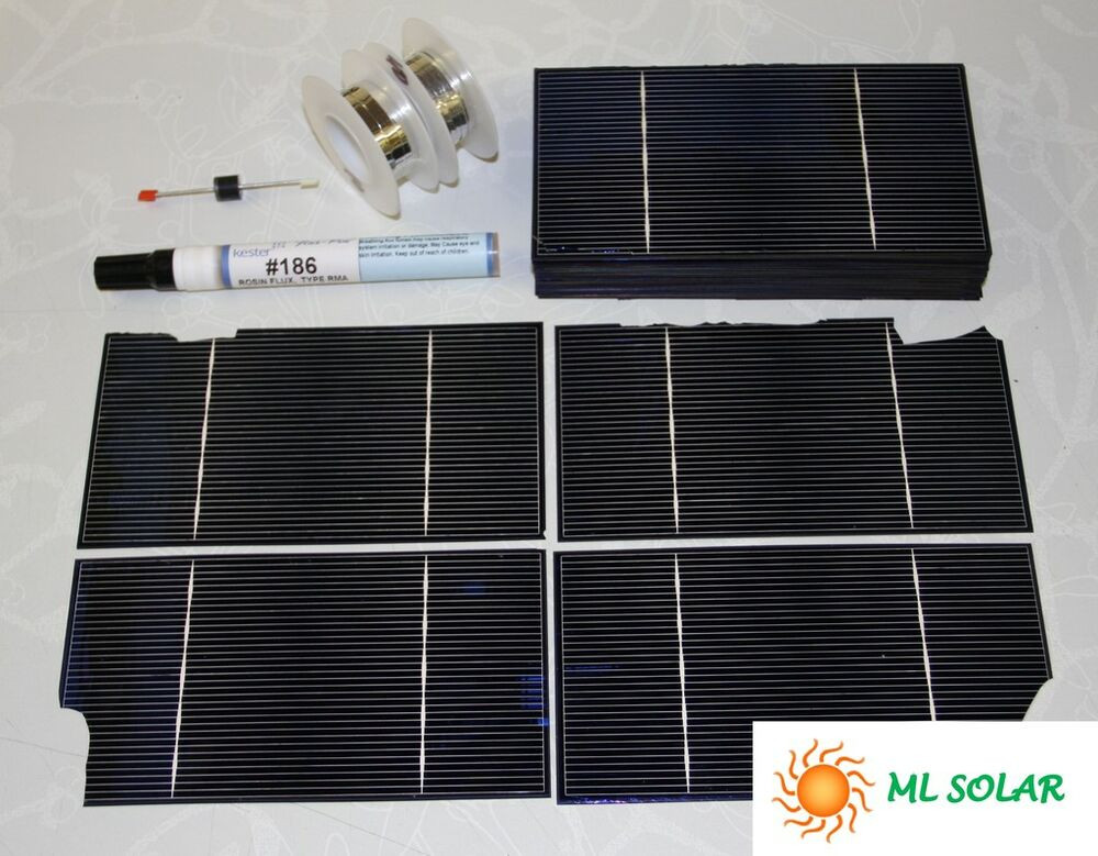 DIY Solar Panels Kits Home Use
 225 W 3x6 Solar Cell Kit for DIY Solar Panel Whole