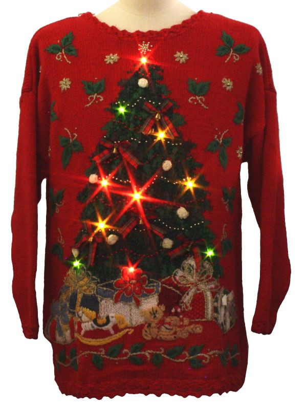 DIY Ugly Christmas Sweater With Lights
 Diy Ugly Christmas Sweater With Lights