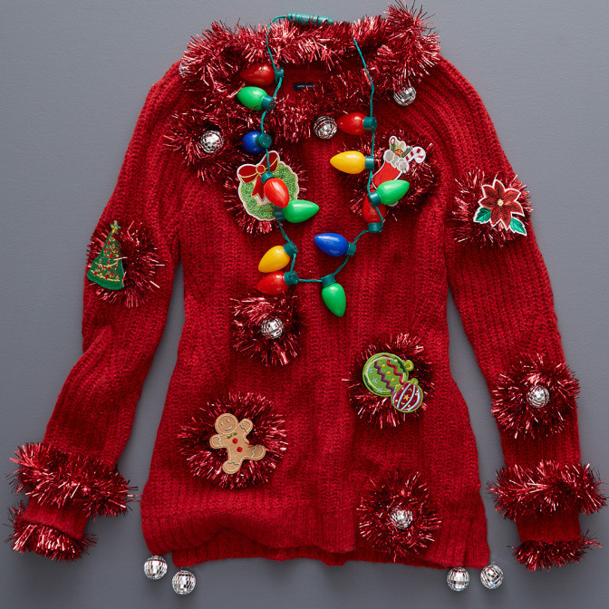 DIY Ugly Christmas Sweater With Lights
 American Eagle Outfitters Blog