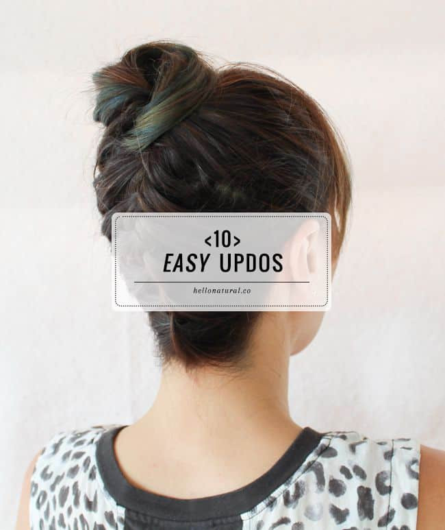 DIY Updos For Thin Hair
 10 Easy Updos You Can Actually Do With 2 Hands