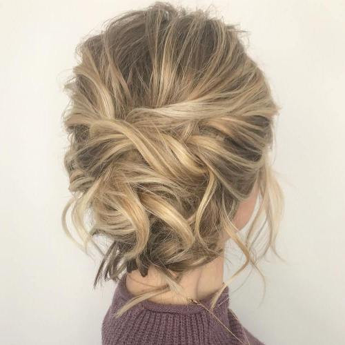 DIY Updos For Thin Hair
 60 Easy Updo Hairstyles for Medium Length Hair in 2018