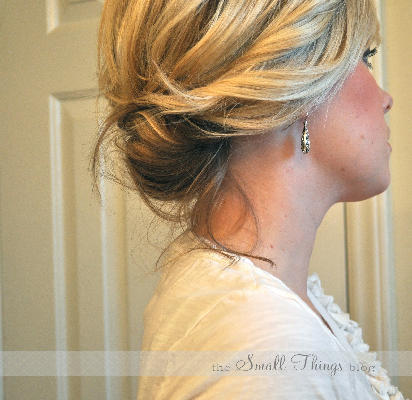 DIY Updos For Thin Hair
 The Chic Updo – The Small Things Blog