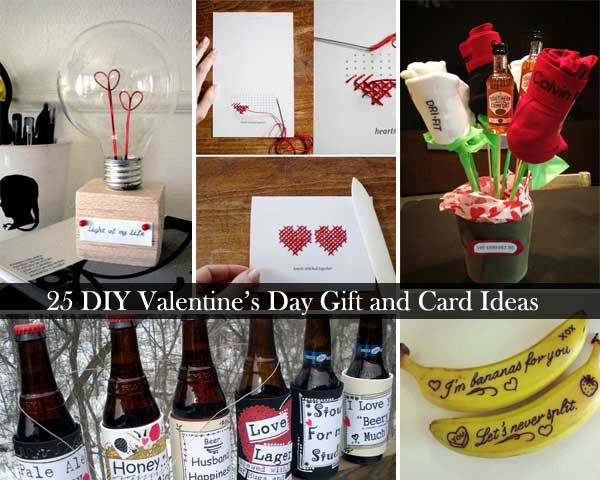 Diy Valentine Day Gift Ideas
 25 Easy DIY Valentines Day Gift and Card Ideas