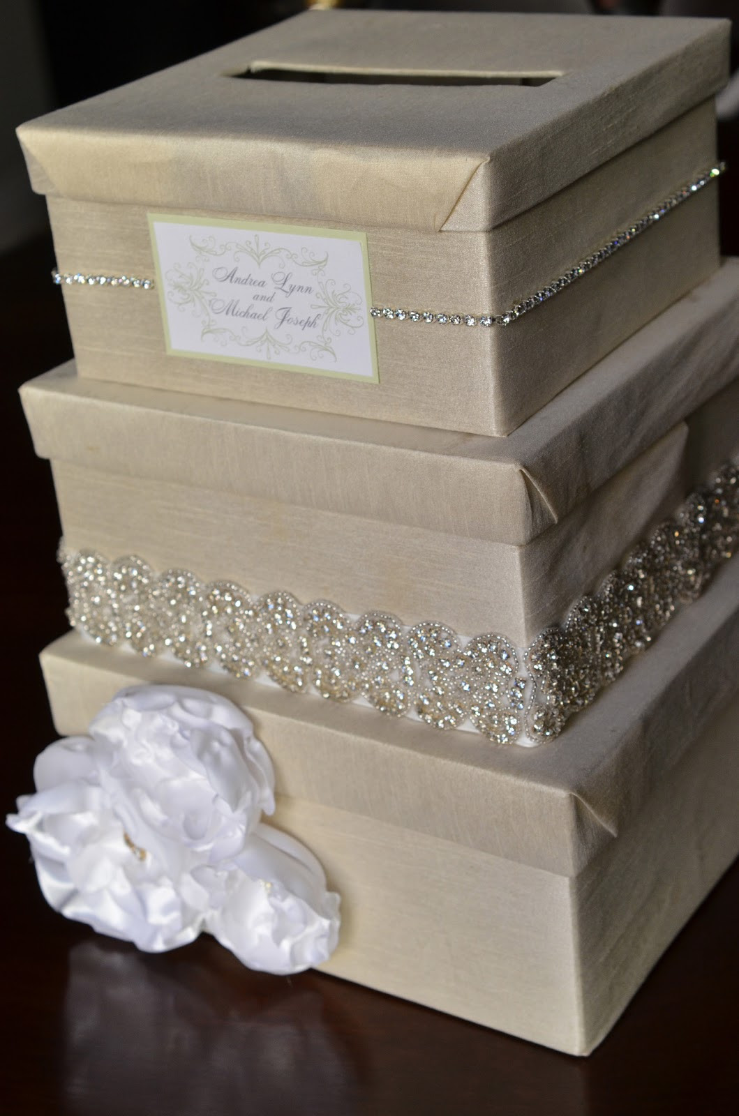 DIY Wedding Money Box
 DIY Wedding Card Box Tutorial Andrea Lynn HANDMADE