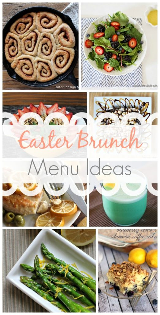 Easter Brunch Food Ideas
 Easter Brunch Menu Ideas Link Party Features Taryn