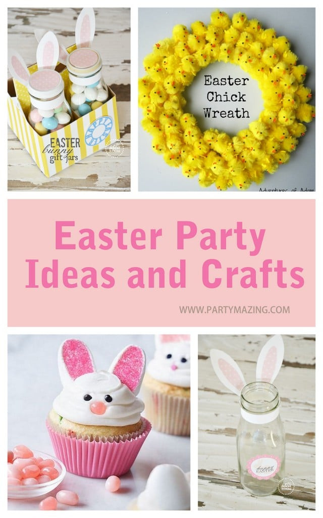 Easter Entertaining &amp; Party Ideas
 Over 30 Easter Party Decor Ideas and Crafts for your Egg
