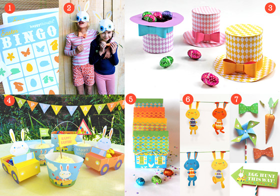 Easter Vacation Ideas
 Crafty Ideas for Easter for the Kids from Happythought