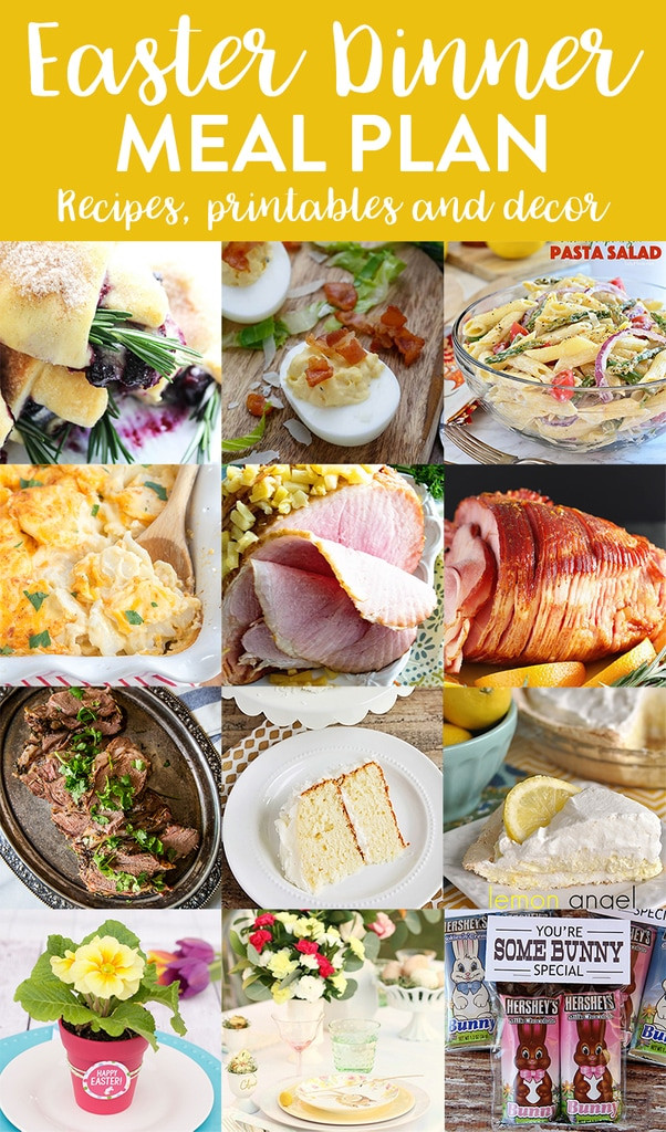 Easy Easter Menu Ideas
 Easter Dinner Menu and Meal Plan we ve done the work for