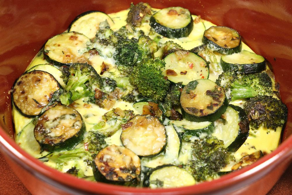 Easy Vegetarian Main Dishes
 Broccoli and Zucchini Casserole Recipe in 2019
