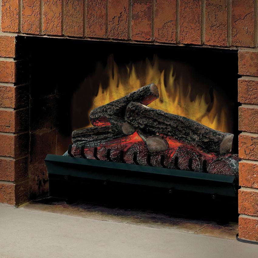 Electric Log Fireplace
 Dimplex 23" Standard Electric Fireplace Insert and Log Set