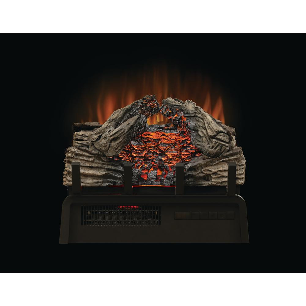 Electric Log Fireplace
 Emberglow 18 in Split Oak Vented Natural Gas Log Set
