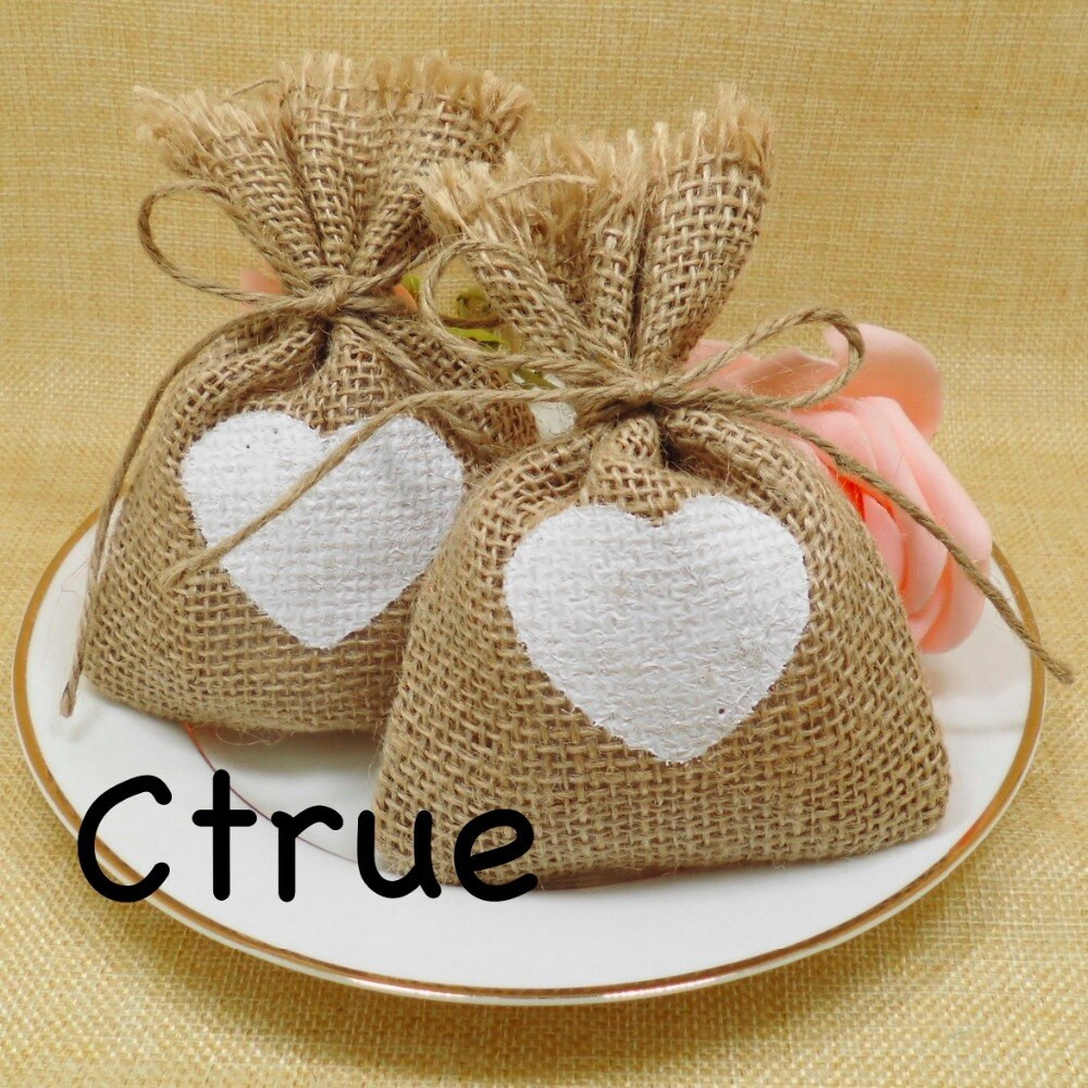 Engagement Party Gift Ideas For Guests
 50PC Rustic Wedding Candy Bags Burlap Baby Shower Favor