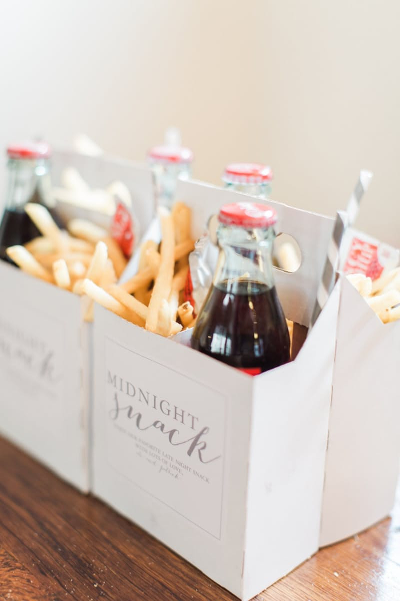 Engagement Party Gift Ideas For Guests
 Late Night Reception Snacks to Keep the Party Rocking