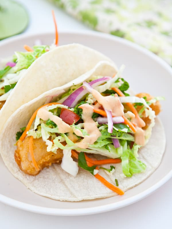 Fish Taco Recipes
 Eclectic Recipes Fish Tacos with Yum Yum Sauce