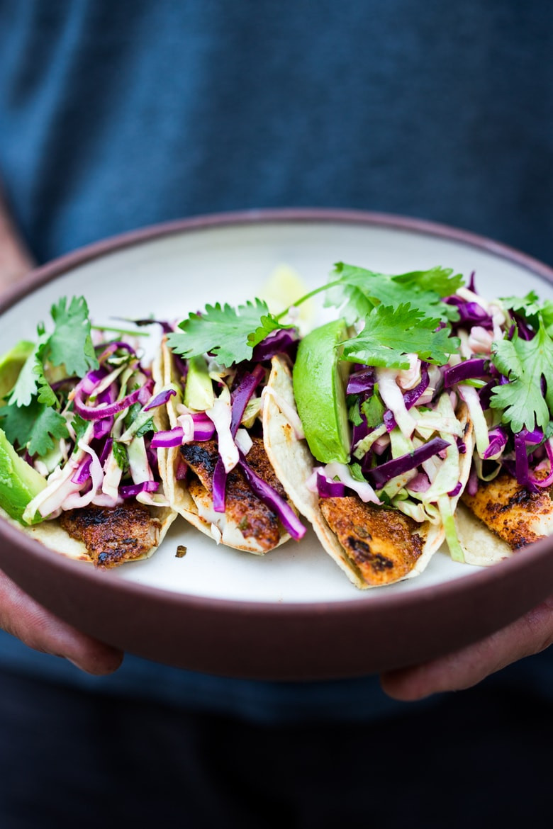 Fish Tacos With Cabbage
 Quick Grilled Fish Tacos w Cilantro Lime Cabbage Slaw