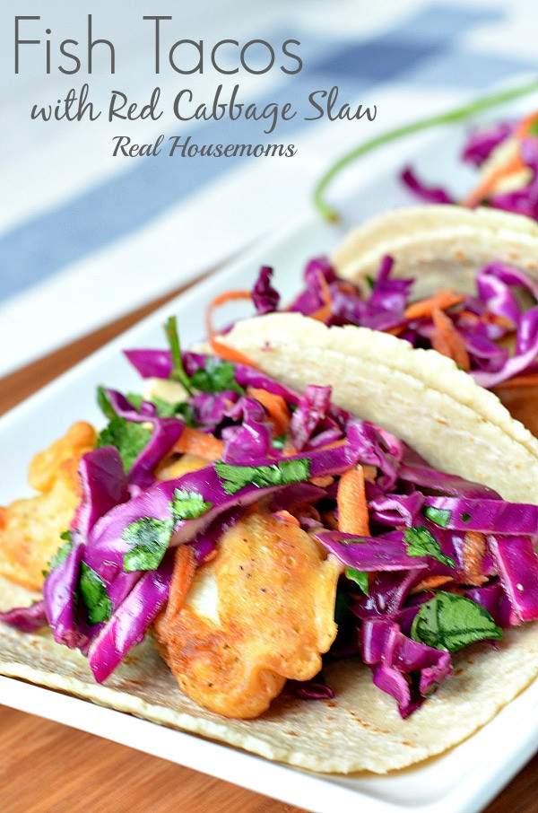 Fish Tacos With Cabbage
 Weekly Menu Plan 14