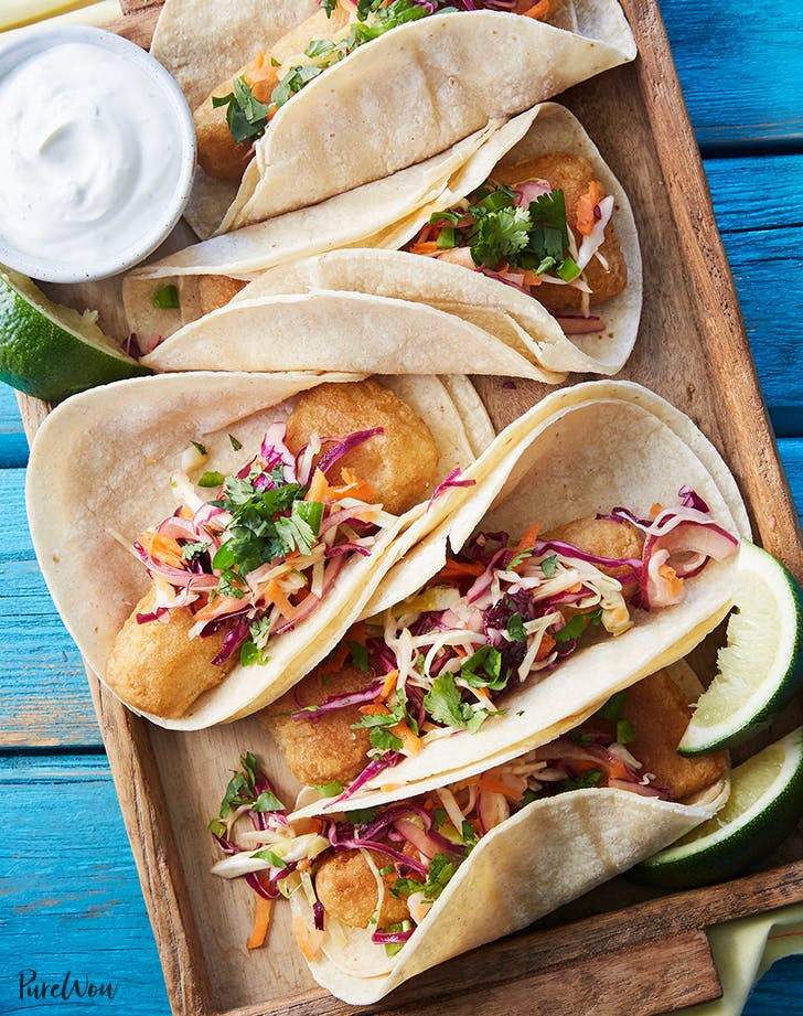 Fish Tacos With Cabbage
 Crispy Baked Fish Tacos with Cabbage Slaw PureWow
