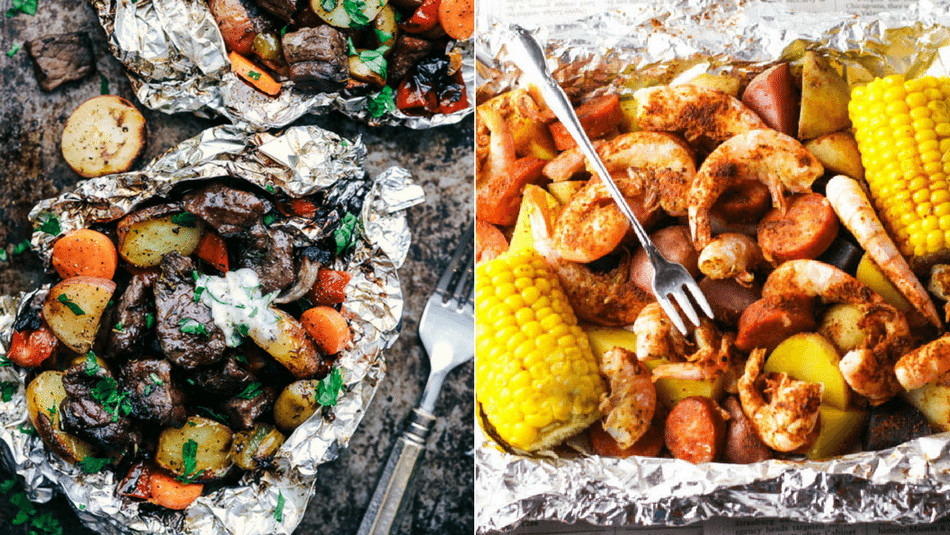 Foil Dinners On The Grill
 20 Foil Packet Recipes Perfect for the Oven Grill or