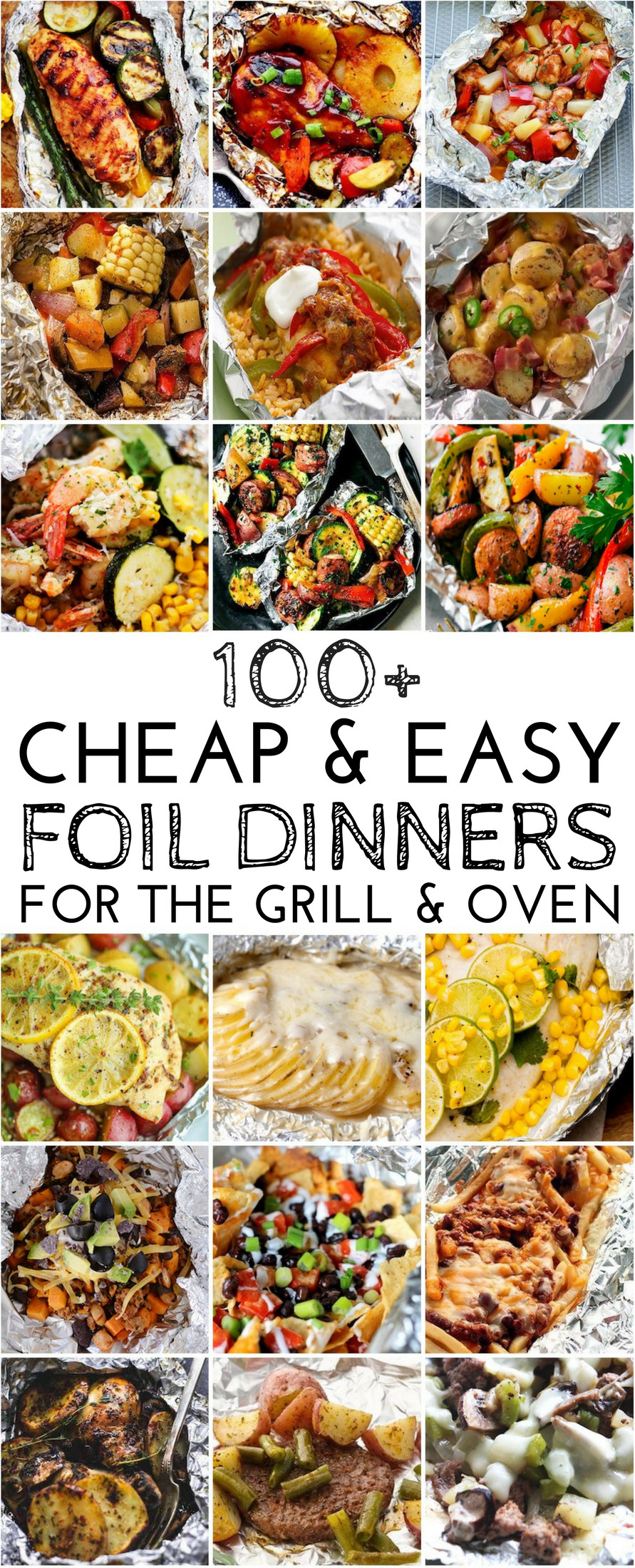 Foil Dinners On The Grill
 100 Cheap & Easy Foil Pack Dinners Prudent Penny Pincher