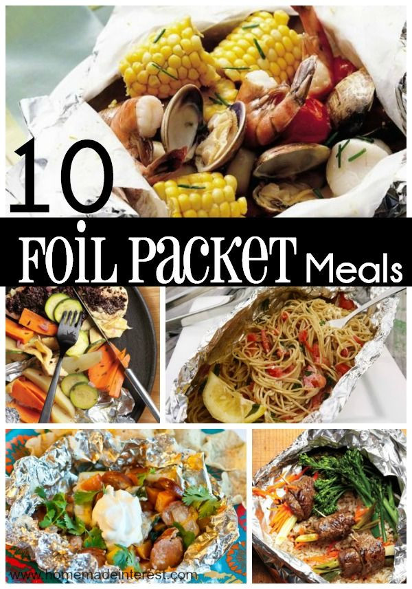 Foil Dinners On The Grill
 Foil Packet meals are a simple way to cook dinner on the