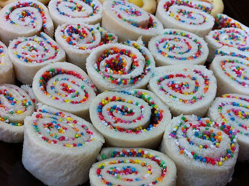 Food Ideas For Unicorn Party
 Fairy Bread Rolls in 2019 Summer Treats