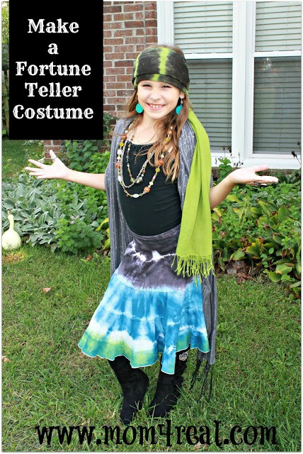 Fortune Teller Costume DIY
 Make A Fortune Teller Halloween Costume Mom 4 Real