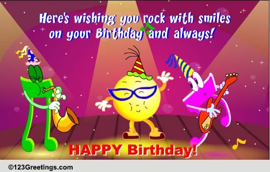Free Online Birthday Cards With Music
 Birthday Band Just For You Free Songs eCards Greeting