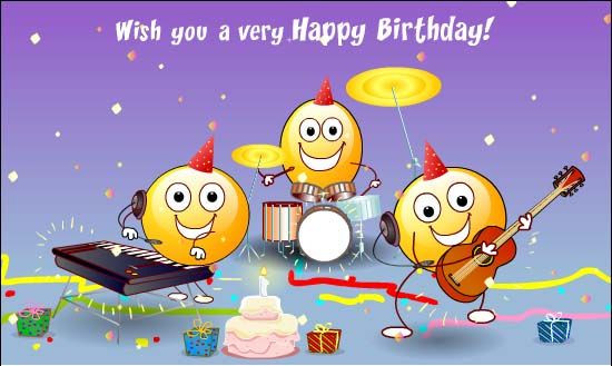 Free Online Birthday Cards With Music
 The Happy Song Free Songs eCards Greeting Cards