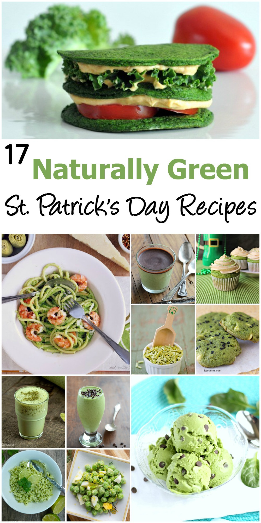 Fun St Patrick's Day Food
 Naturally Green Recipes for St Patrick s Day 17 for the