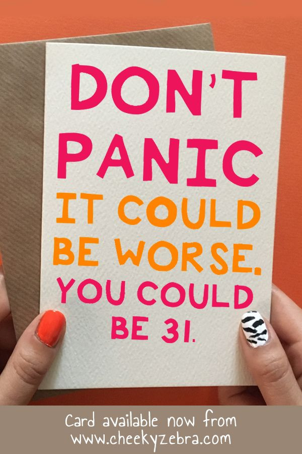 Funny 30th Birthday Gifts For Her
 Don t Panic