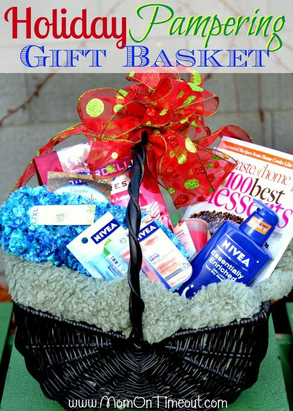 Gift Basket Ideas Mom
 Holiday Pampering Gift Basket Idea Mom Timeout