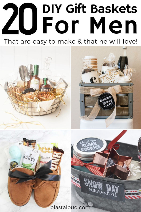 Gift Baskets Ideas For Him
 Gift Baskets For Men 20 DIY Gift Baskets For Him That He