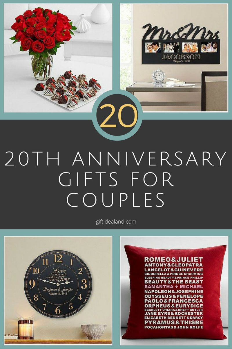 Gift Ideas For Anniversary Couple
 31 Good 20th Wedding Anniversary Gift Ideas For Him & Her
