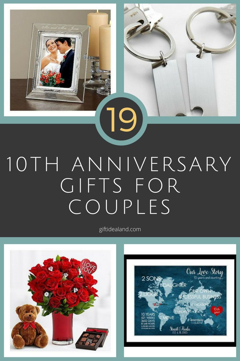 Gift Ideas For Anniversary Couple
 26 Great 10th Wedding Anniversary Gifts For Couples