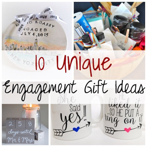 Gift Ideas For Engagement Couple
 Unique Engagement Gift Ideas Lydi Out Loud