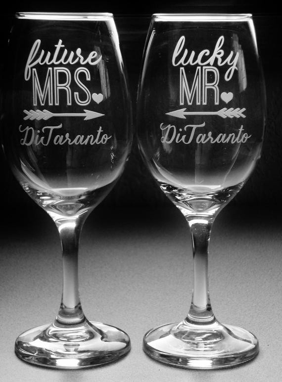 Gift Ideas For Engagement Couple
 Future MRS and Lucky MR Engagement Gifts for Couple