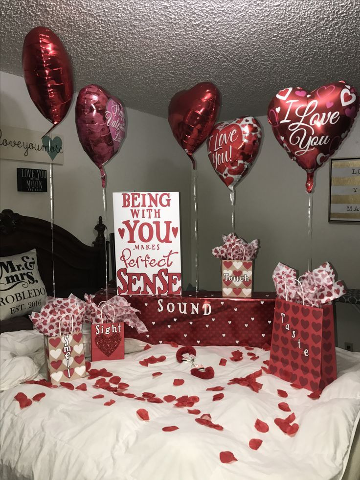 Girlfriend Birthday Gift Ideas Romantic
 Valentine s Day surprise for him 5 Senses
