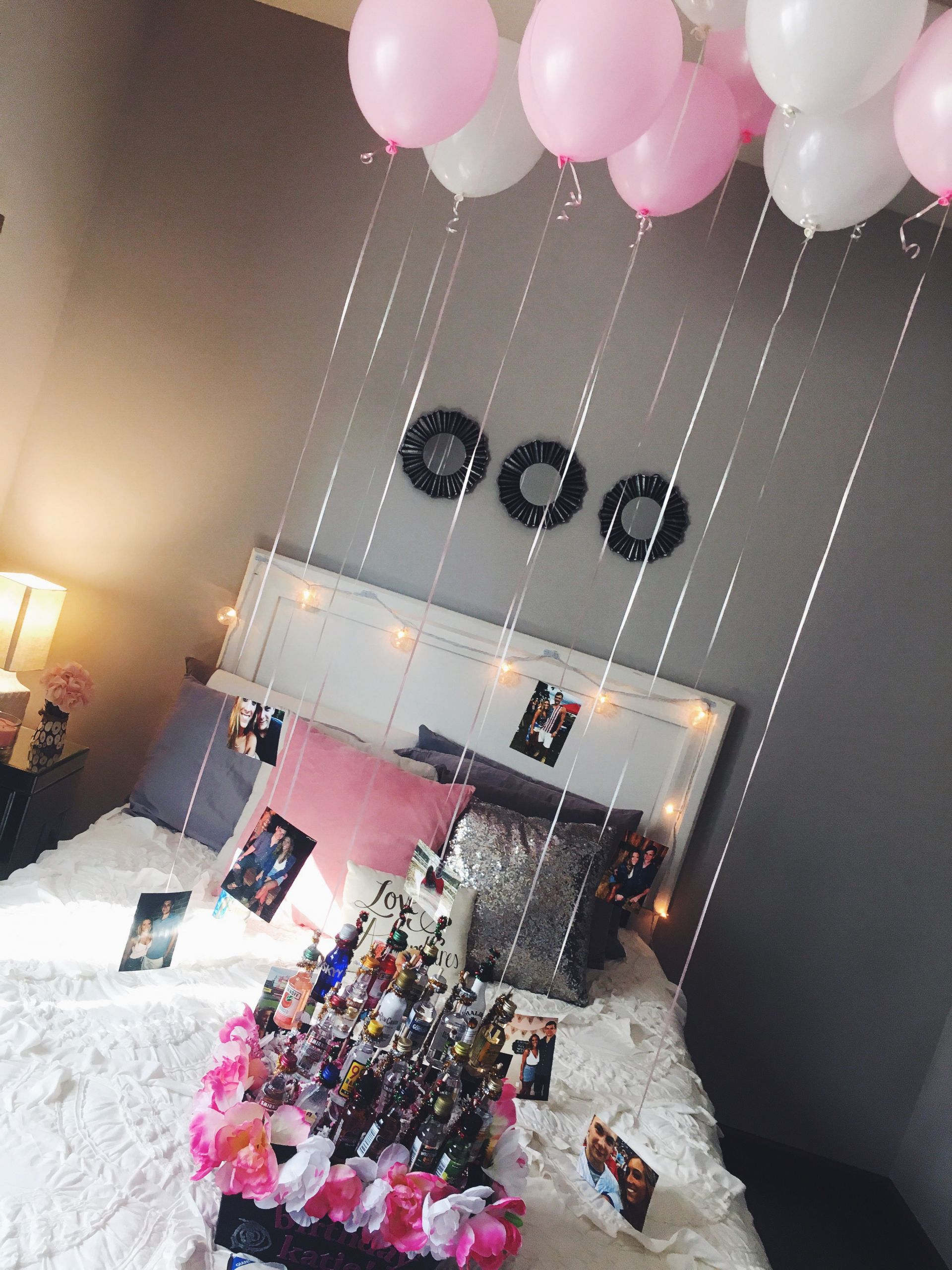 Girlfriend Birthday Gift Ideas Romantic
 easy and cute decorations for a friend or girlfriends 21st