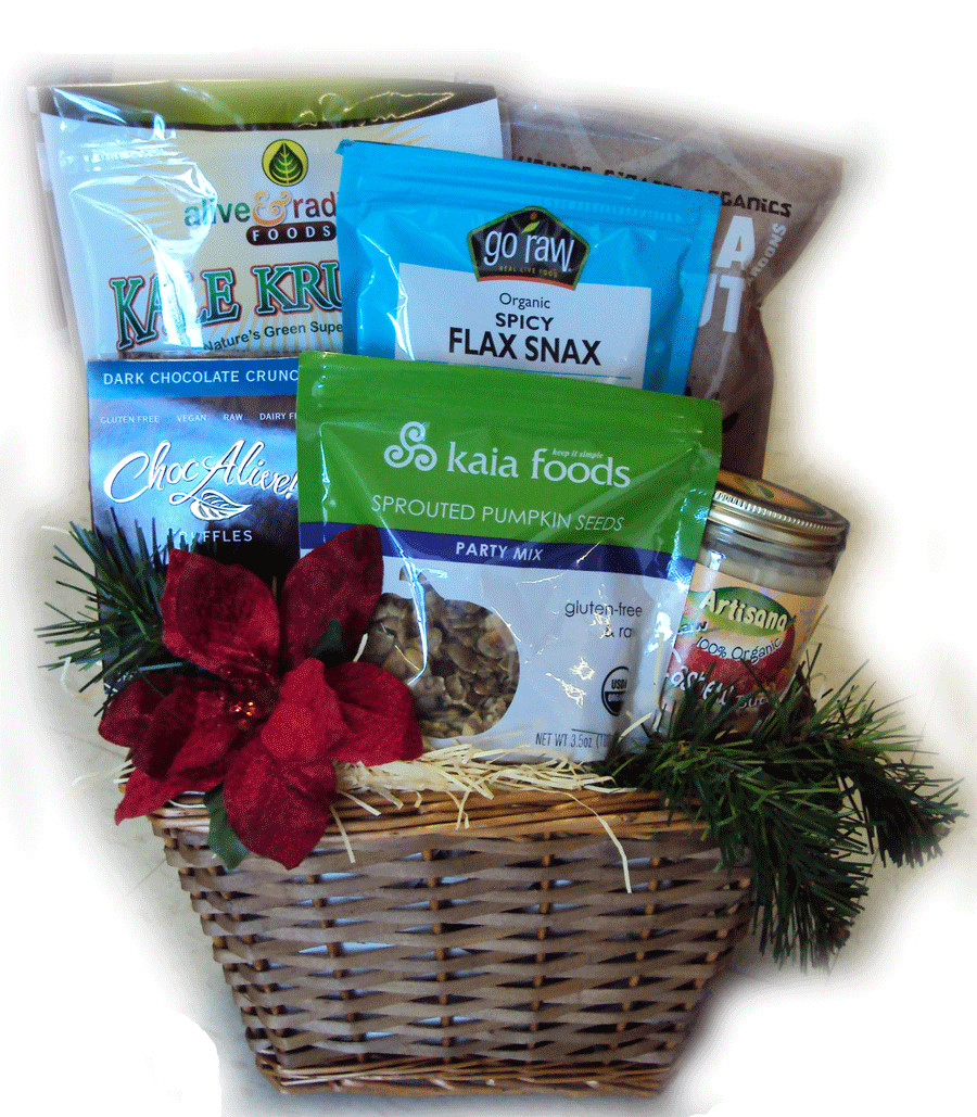 Gluten Free Gift Basket Ideas
 Raw Food Christmas Gift Basket vegan and gluten free