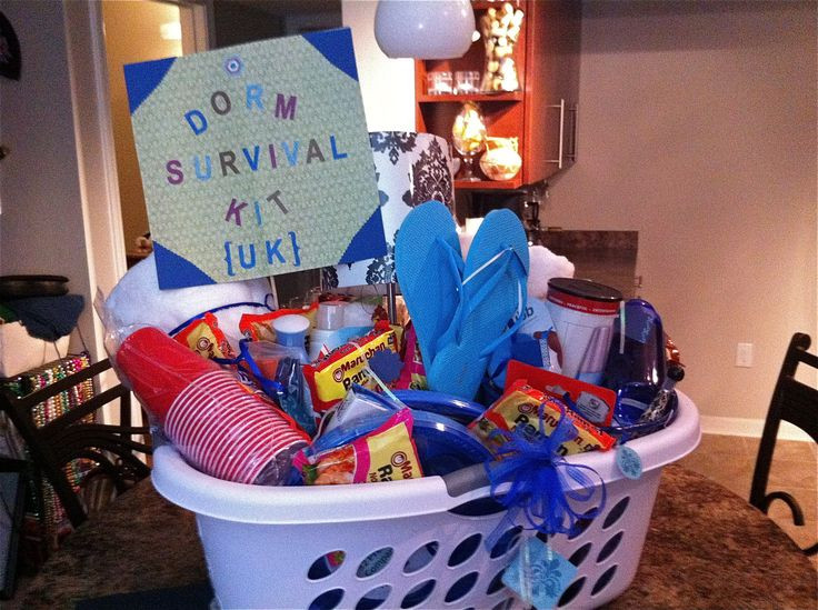 Going To College Gift Basket Ideas
 Pin by Liz Taylor on Craft Ideas