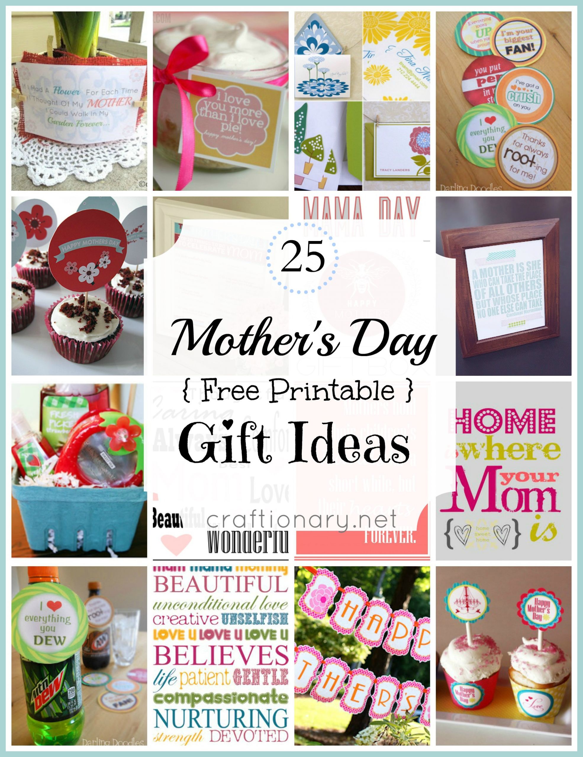 Great Mothers Day Gift Ideas
 Craftionary