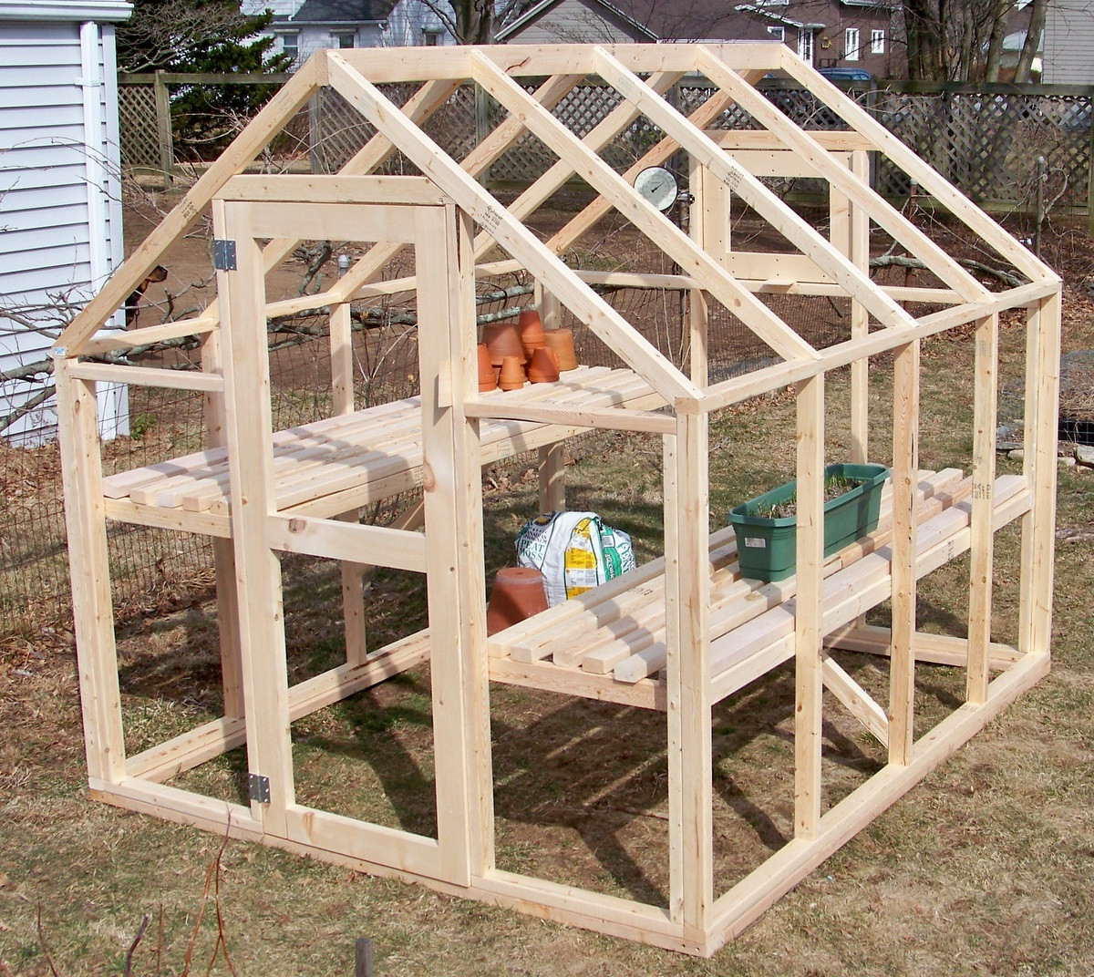 Greenhouse DIY Plans
 Bepa s Garden Building a Greenhouse