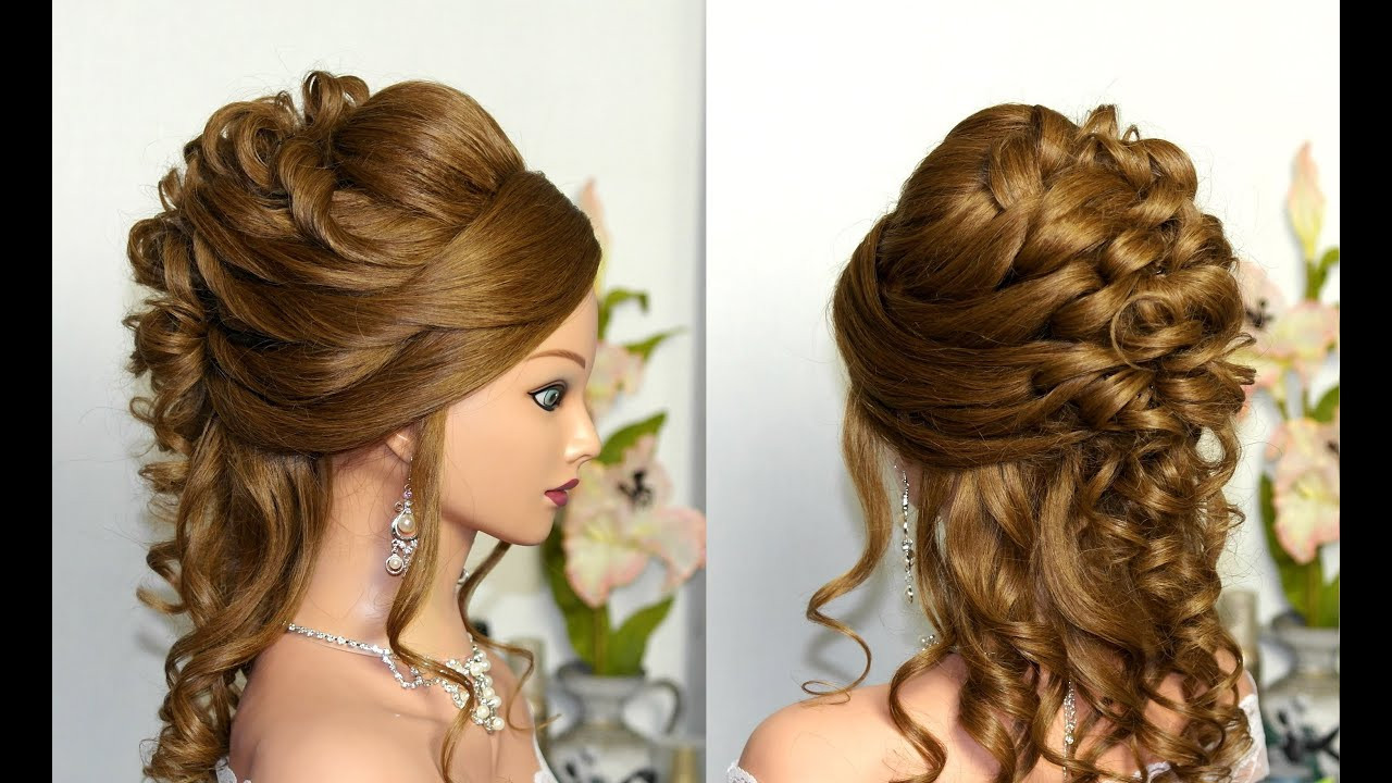 Hairstyles Updos For Long Hair
 Curly wedding prom hairstyle for long hair