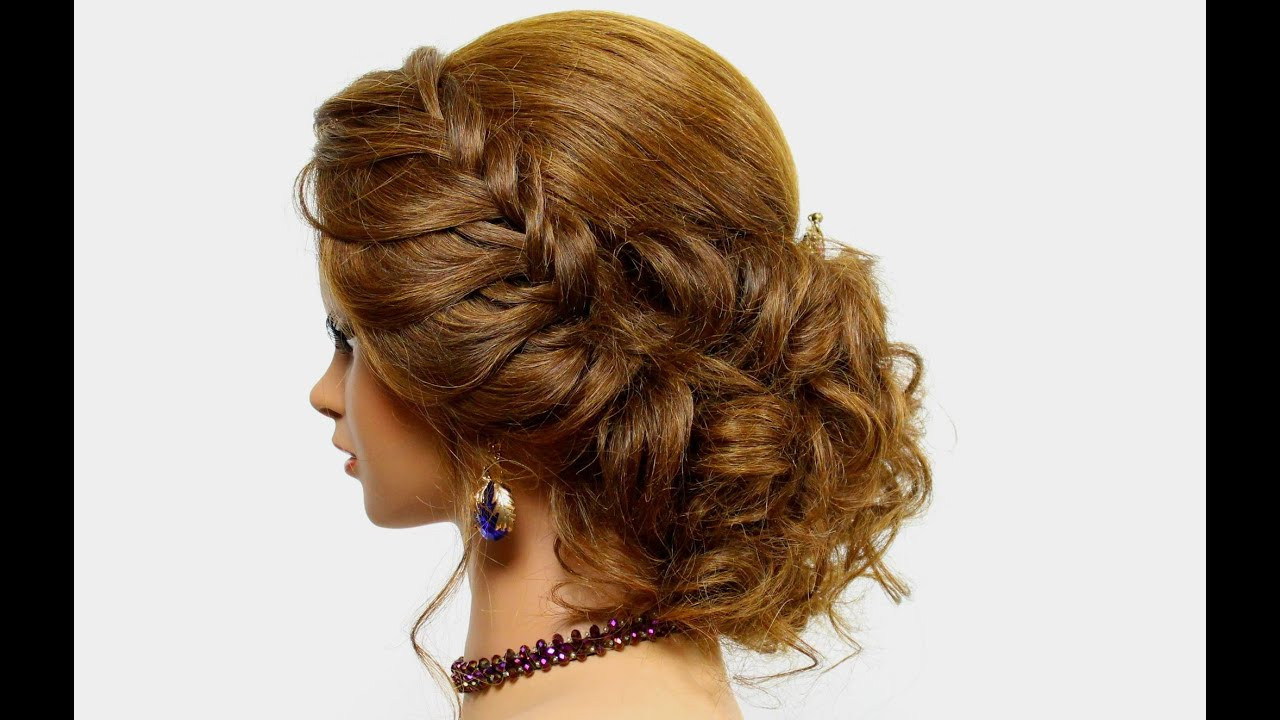 Hairstyles Updos For Long Hair
 Hairstyle for long hair tutorial Prom updo with braid