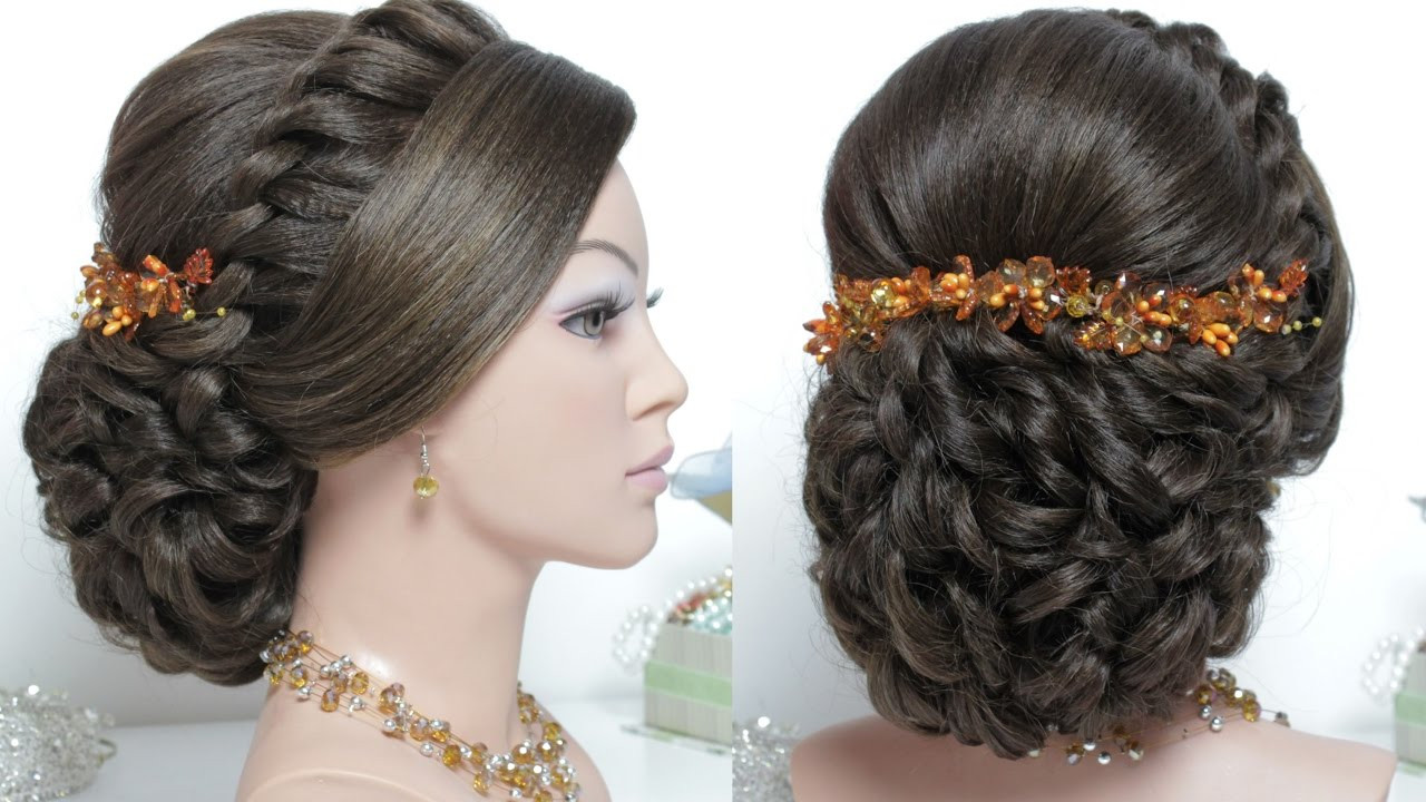 Hairstyles Updos For Long Hair
 Bridal hairstyle for long hair tutorial Wedding updo step