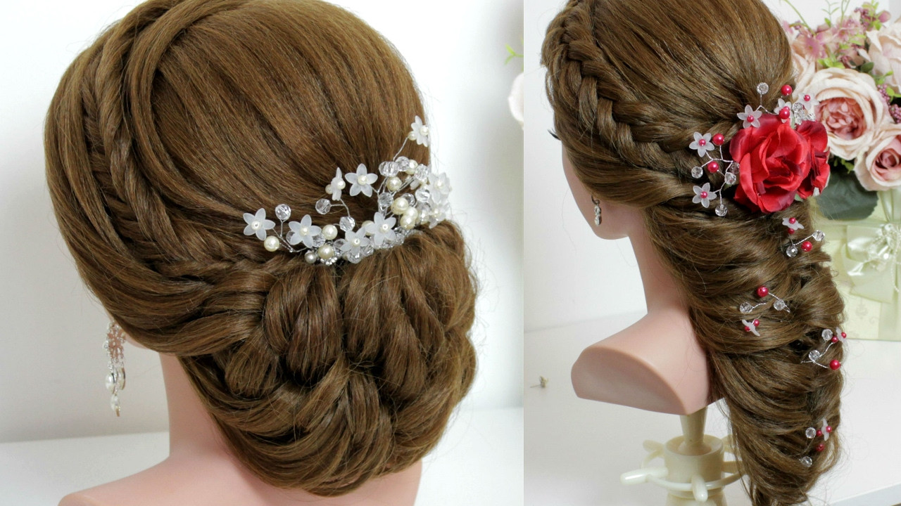Hairstyles Updos For Long Hair
 2 hairstyles for long hair tutorial Bridal Updo Easy